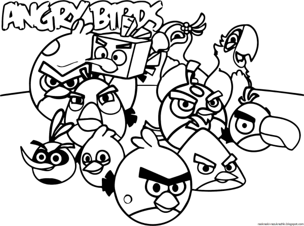 Энгри Берст злыептички Раксраска