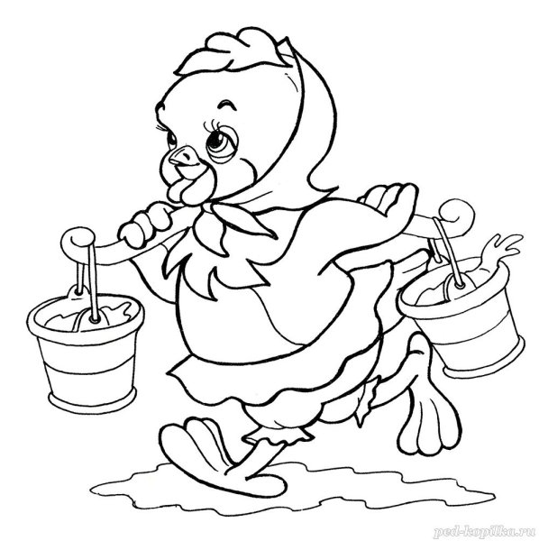 Раскраска кот Василий из сказки Кошкин дом