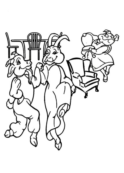 Кошкин дом раскраска для детей