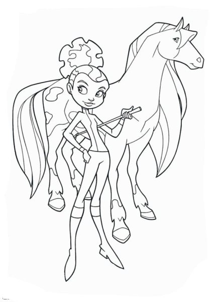 Раскраска хорсленд