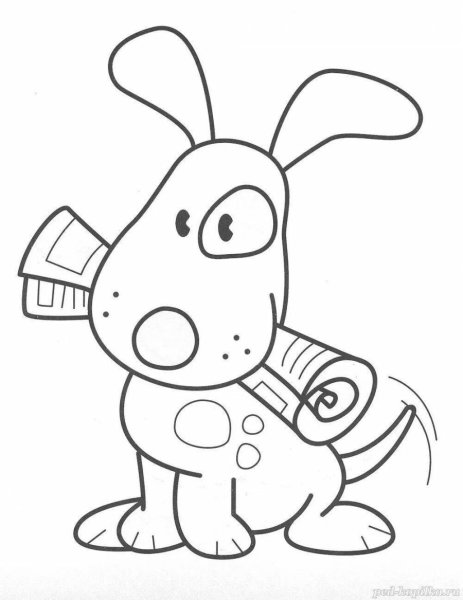 Умная собачка Соня раскраска для детей