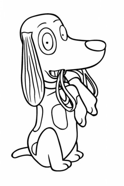 Собачка Соня раскраска