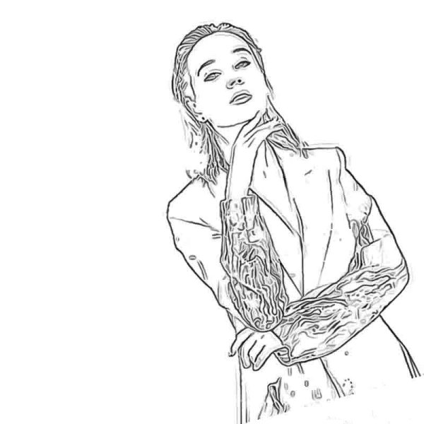 Раскраска Клава Кока