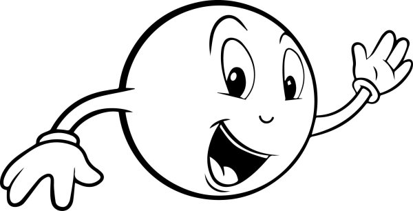 Смайлы раскраска