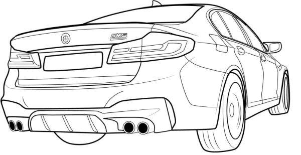 BMW x6 m распечать