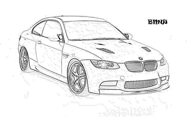БМВ m5 e60 раскраска