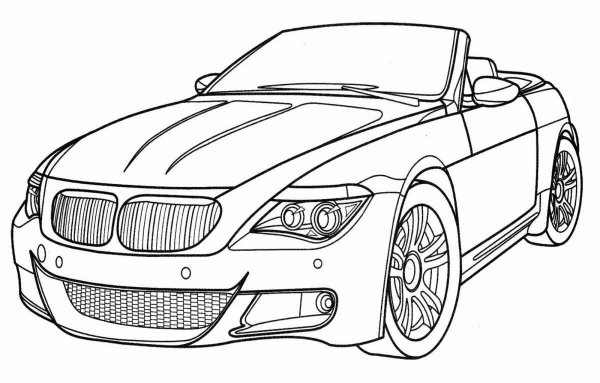 Раскраска BMW m5 f90