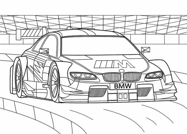 Раскраска BMW m5 f90