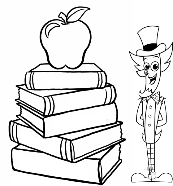 Раскраска "книга"