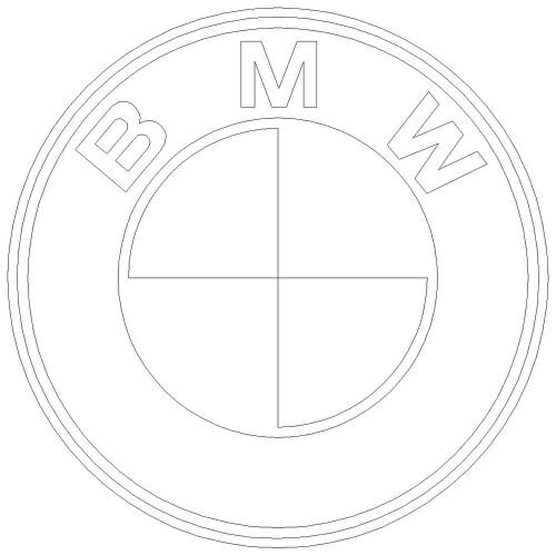 Нарисовать значок BMW