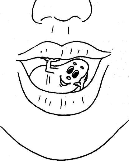 Раскраска язычок