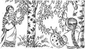 Русская берёзараскраска