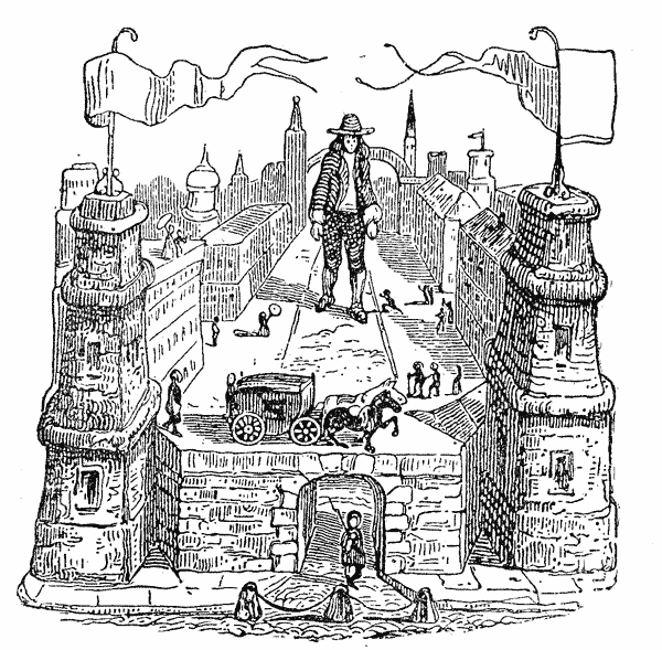 Путешествие Гулливера иллюстрации Робида