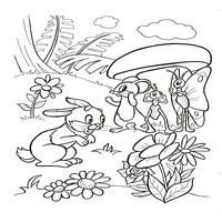 Сутеев под грибом раскраска