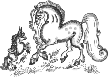 Раскраска из сказки Сивка бурка