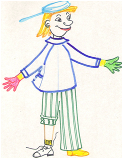 Вот такой рассеянный с улицы Бассейной рисунок