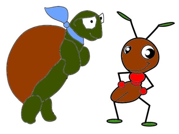 Муравей вопросник и мудрая Черепаза