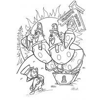 Двое из ларца раскраска