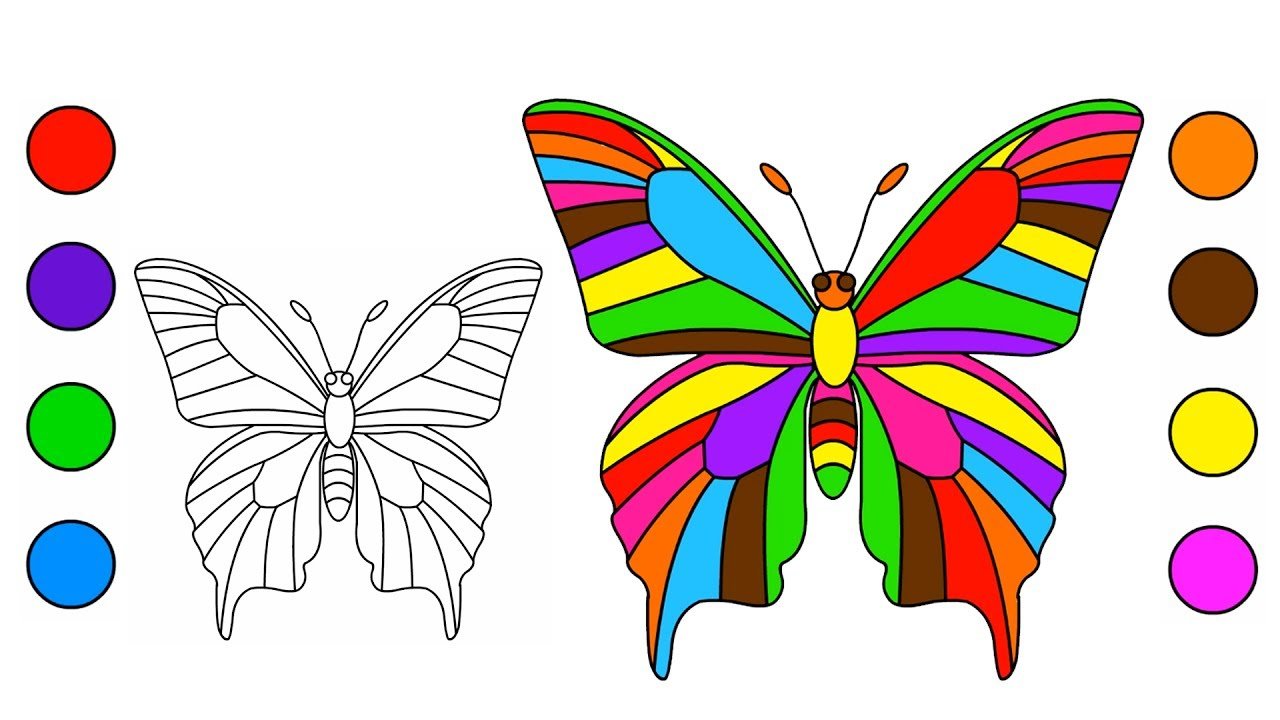 Бабочки для детей 2 3 лет. Цветные бабочки для детей. Бабочки Раскрашенные для детей. Бабочка раскраска для детей. Раскраски цветные.
