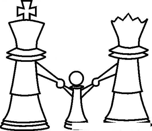 Детские рисунки шахматных фигур