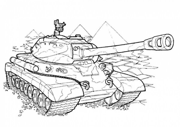 Танки раскраски ИС 2
