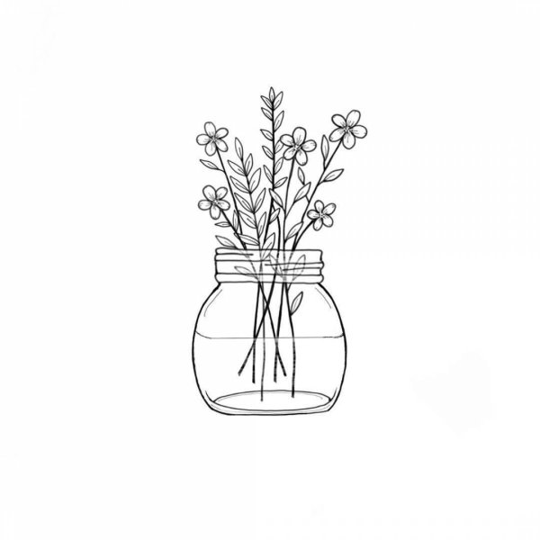 Раскраски растения Минимализм