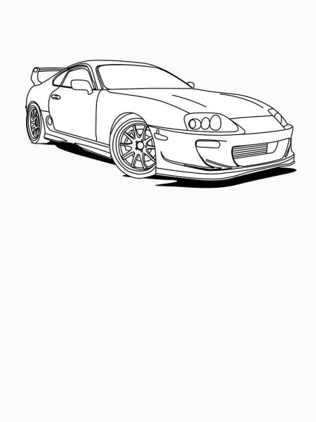 Раскраска машины супру