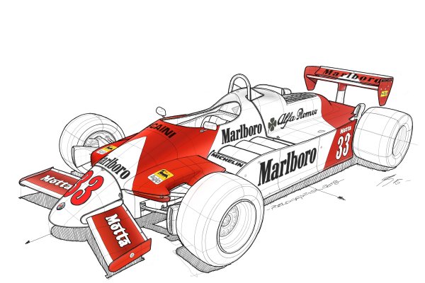 Раскраска формула f1 2007