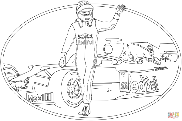 Раскраска f1