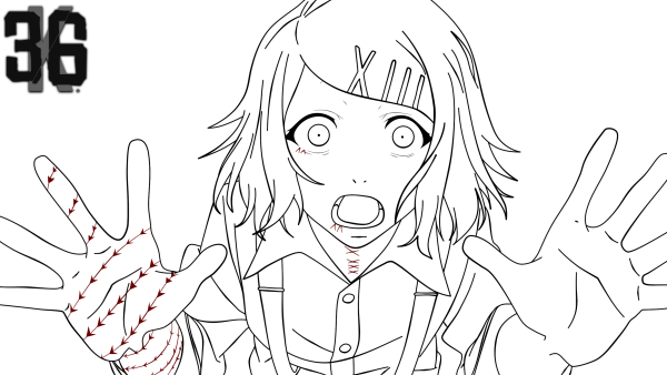 Разукрашки аниме Токийский гуль