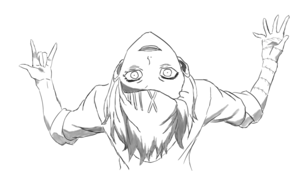 Джуо Сузуя черно белый