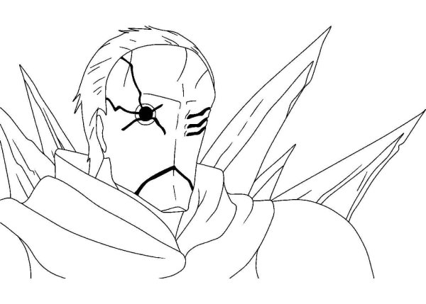 Токийский гуль раскраска