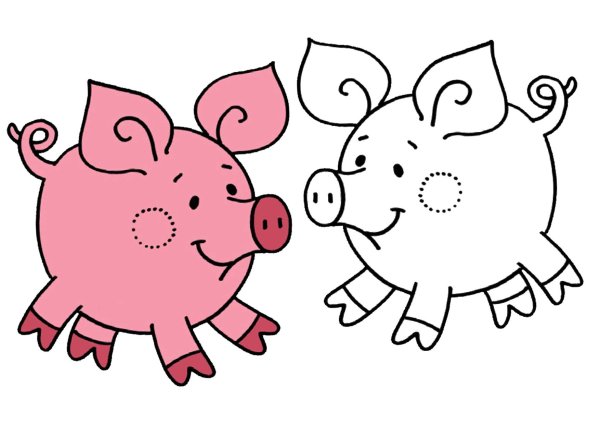 Раскраски животные для детей цветные