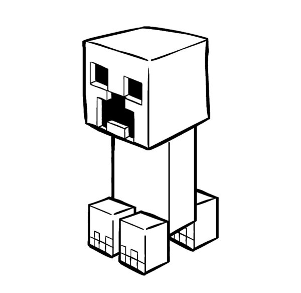 Раскраска майнкрафт