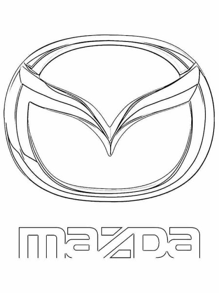 Марка машины Мазда значок