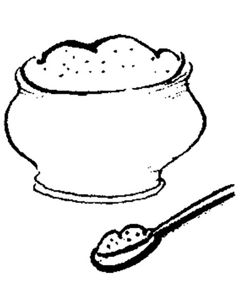 Раскраска каша