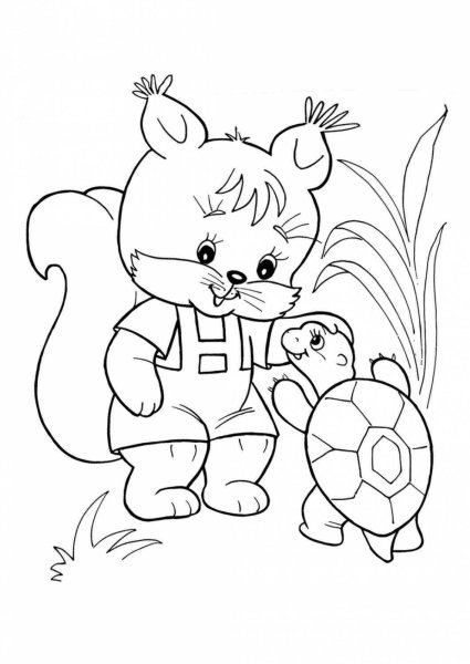 Добрые раскраски для детей