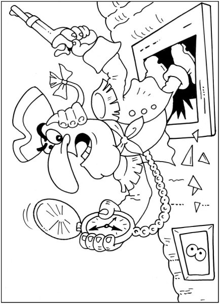 Раскраска пираты остров сокровищ