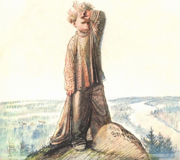 Иллюстрации к рассказу горячий камень Гайдара