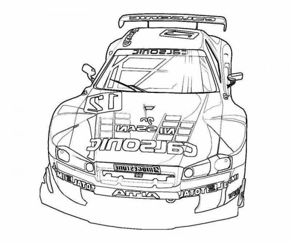 Раскраски японские машины