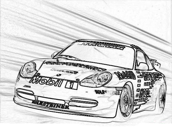 Машины для дрифта раскраски