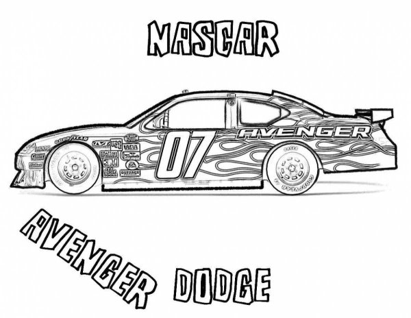 Раскраски машины дрифт