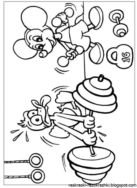 ЗОЖ раскраски для детей