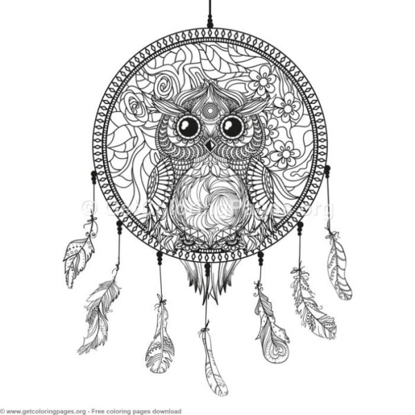 Раскраска ловитель снов