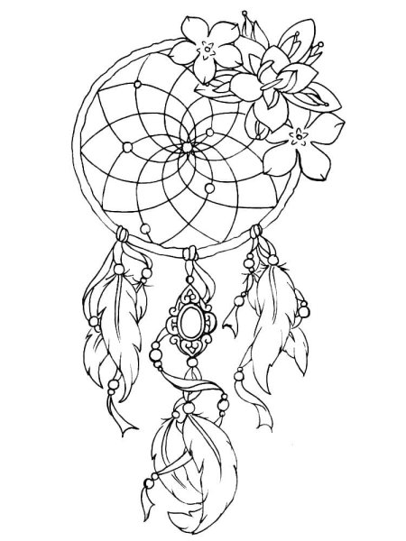 Зентангл ЛОВУШКА для снов