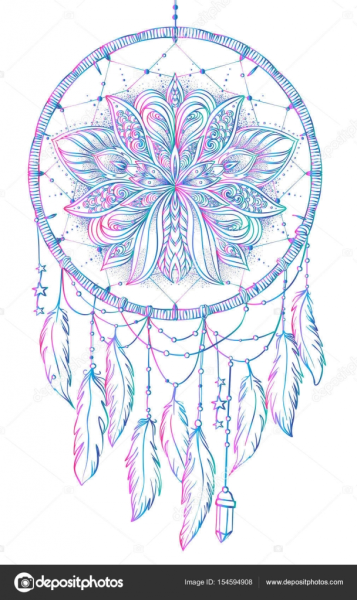 Антистресс раскраски Ловец снов