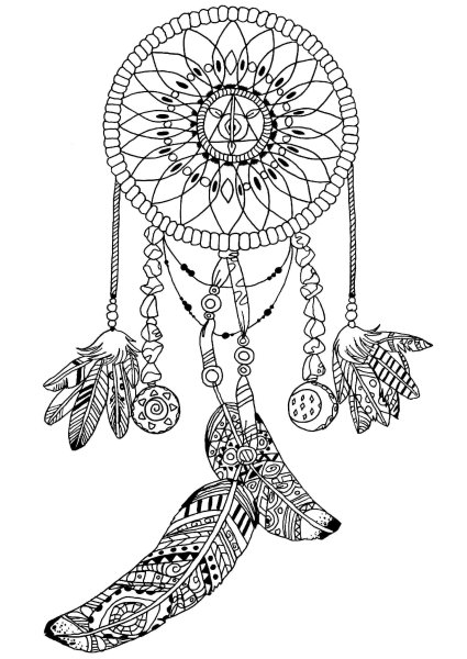 Ловец снов тату эскиз