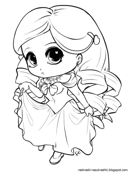Раскраска милашка