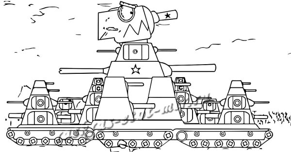 Картинки раскраски танки герант (55 фото)