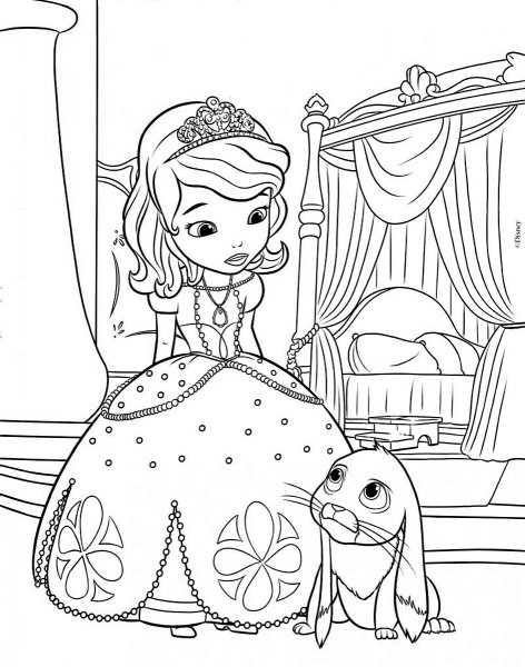 Разукрашки София прекрасная